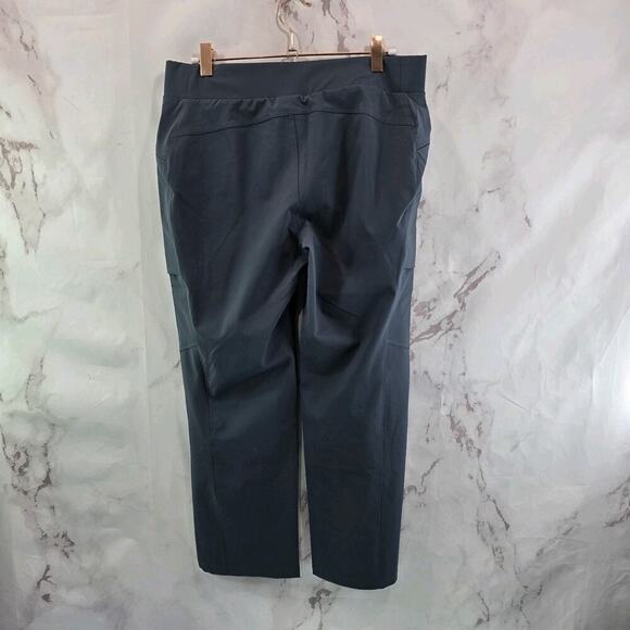 Eddie Bauer Pants Womens Medium Gray Travex Nylon Stretch Climb Pull Straight - Picture 5 of 11